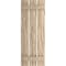 Ekena Millwork Rustic Three Board Spaced Board-n-Batten Riverwood Faux Wood Shutters, 17 1/2W x 48H, PR SHUBSS17X48RWPR - alternate 3